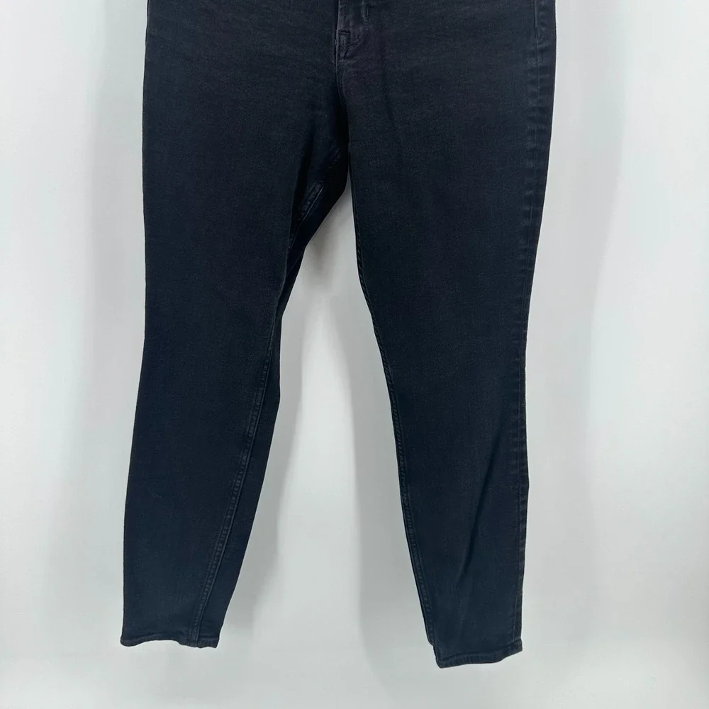 Gap Universal Skinny Jeans‎ Womens 10/30L Black Denim Comfort High Rise Stretch